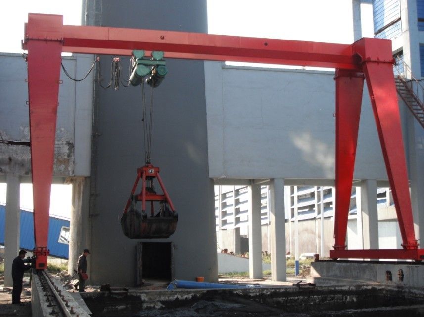 MHZ��늄�(d��ng)���Jץ���T(m��n)ʽ���ؙC(j��) MHZ type electric hoist grab gantry crane